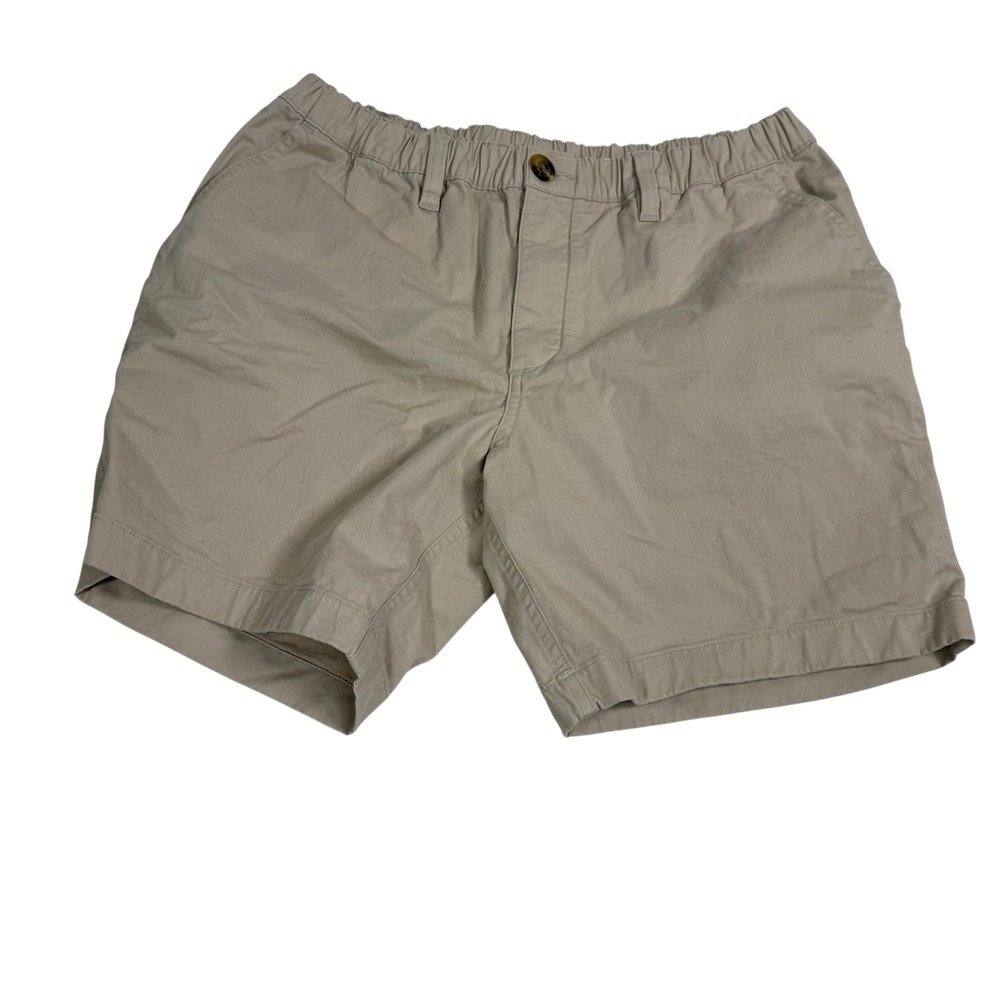 Chubbies Originals Mens Khaki Tan 7 Inch Inseam Stretch Twill Shorts Size Medium - Picture 2 of 8